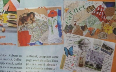 journée créative autour de l’écriture et du collage 19 août